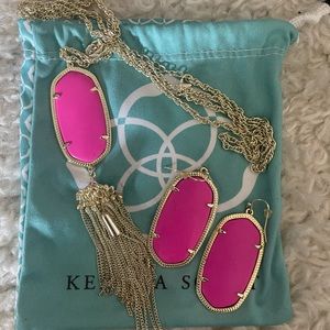 Rayne necklace with matching Danielle earring